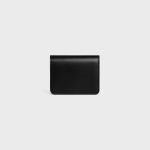 TRIOMPHE COMPACT WALLET IN SHINY CALFSKIN BLACK - Image 3